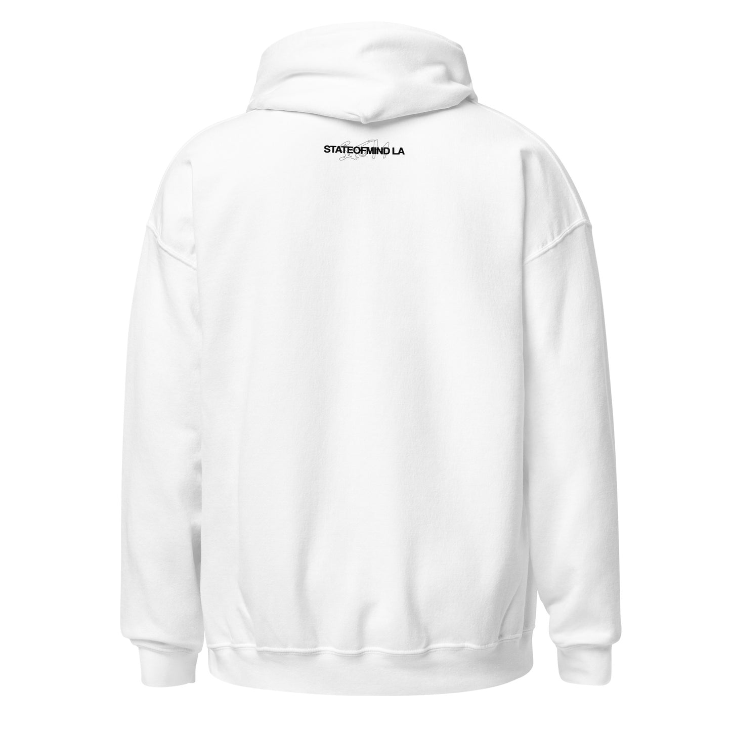 (Embroidered) State of Mind Black Logo- Unisex Hoodie