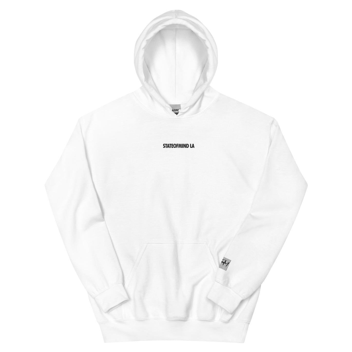 (Embroidered) STATEOFMIND LA Black Font - Unisex Hoodie
