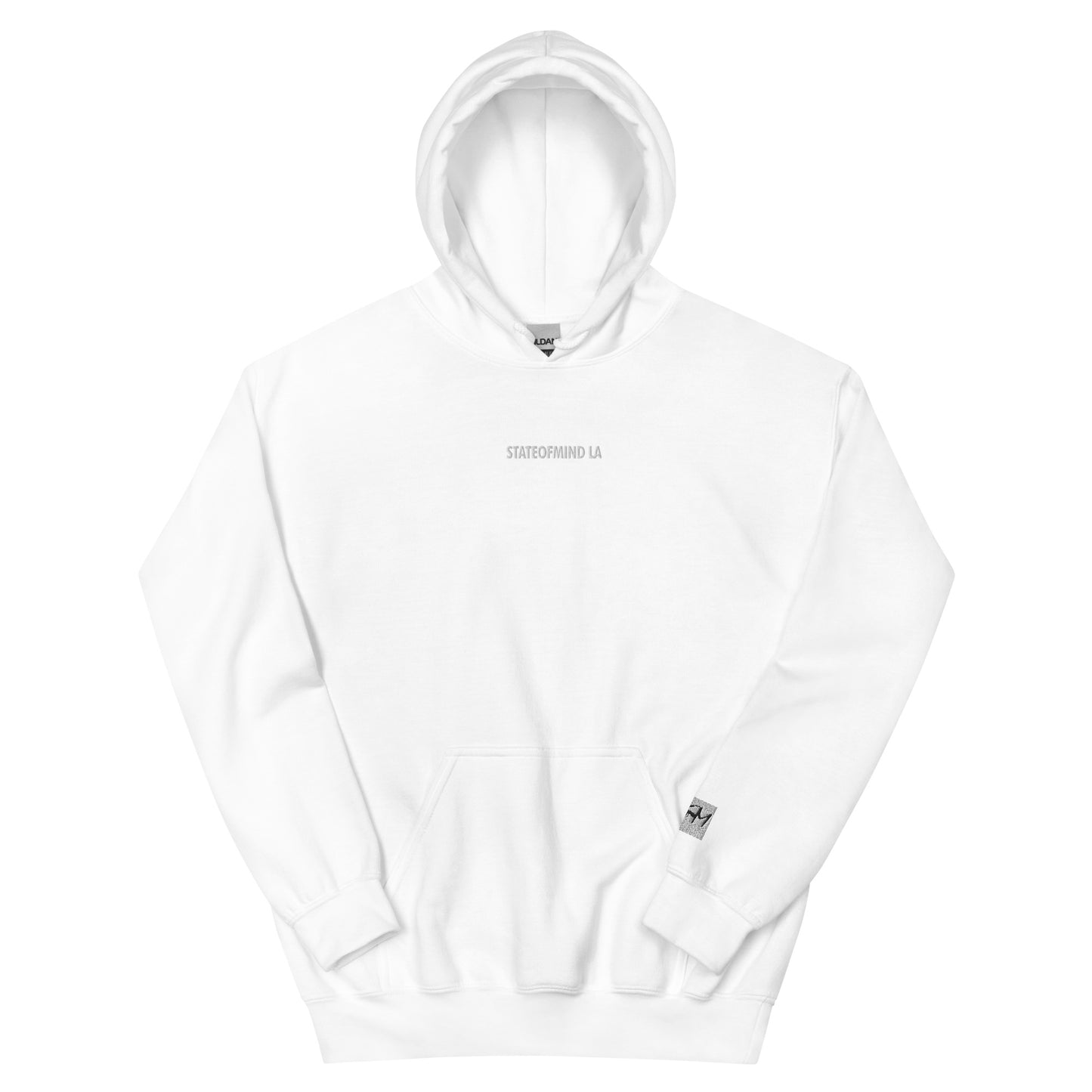 (Embroidered) STATEOFMIND LA White Font - Unisex Hoodie