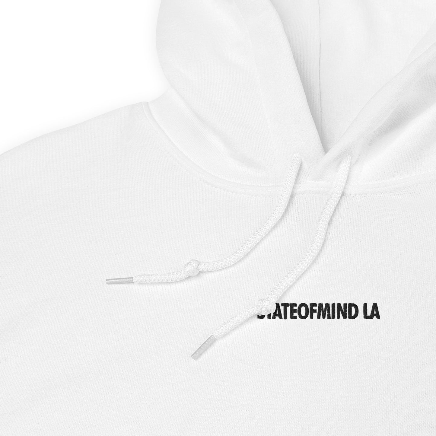(Embroidered) STATEOFMIND LA Black Font - Unisex Hoodie