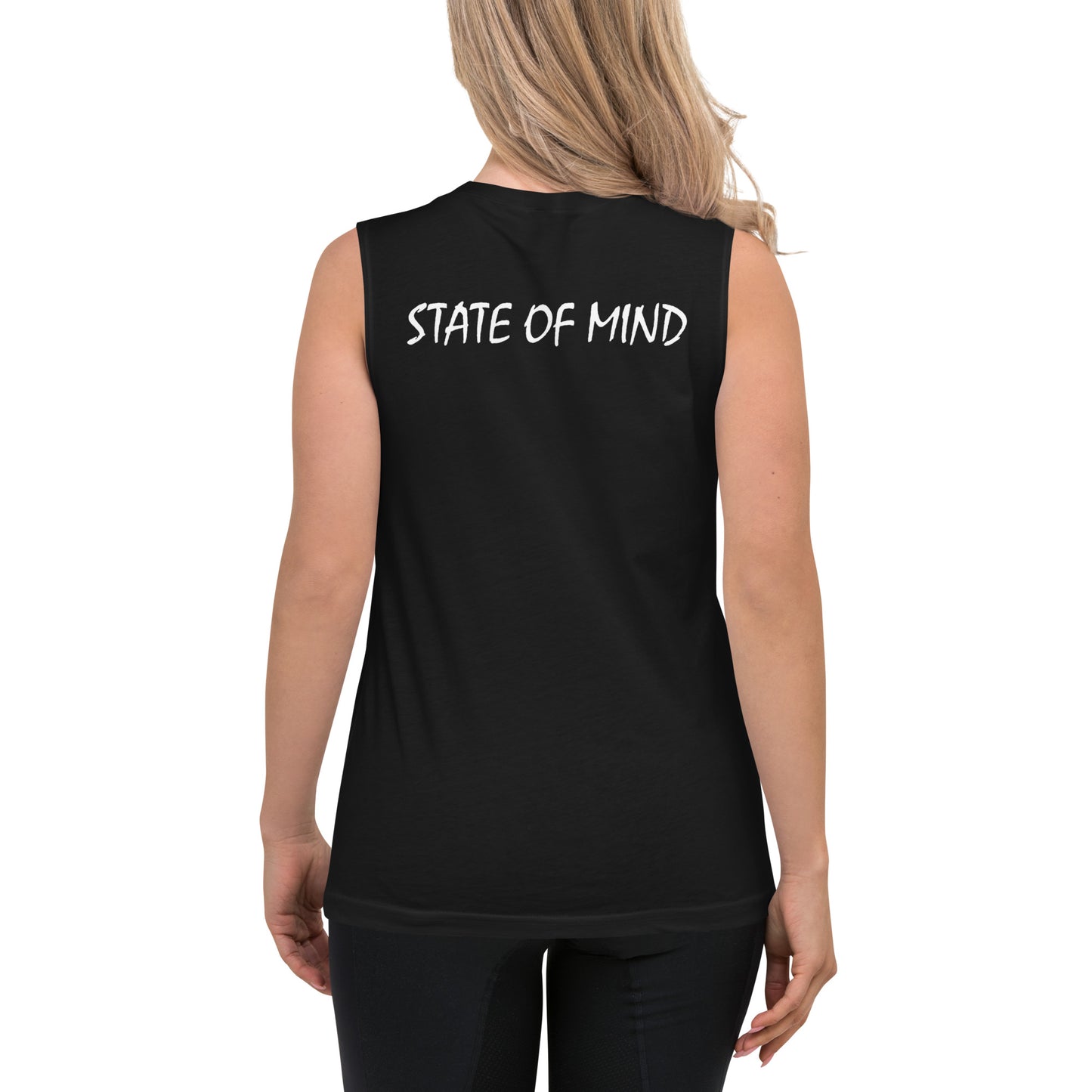 State of Mind Muscle Shirt- Logo Printed DTG