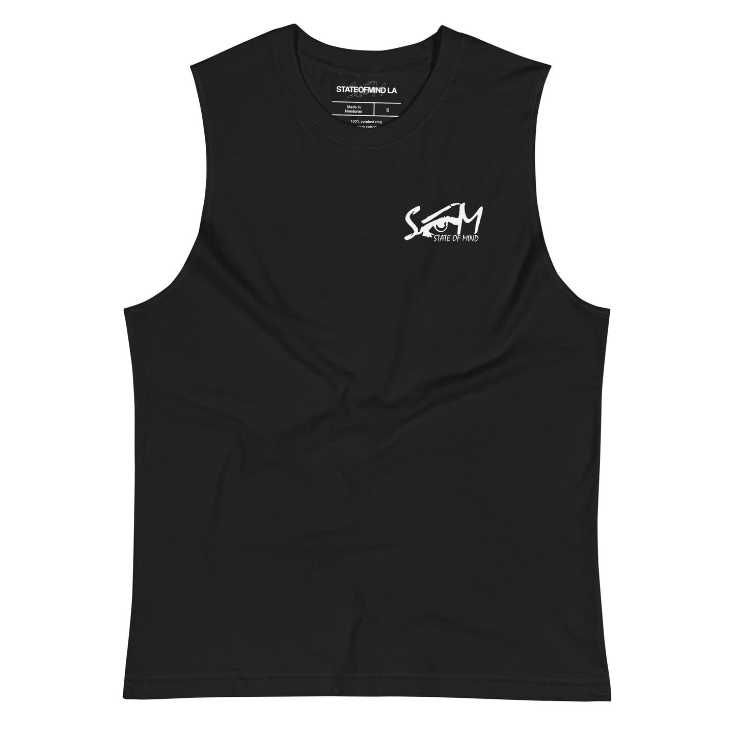 State of Mind Muscle Shirt- Logo Printed DTG