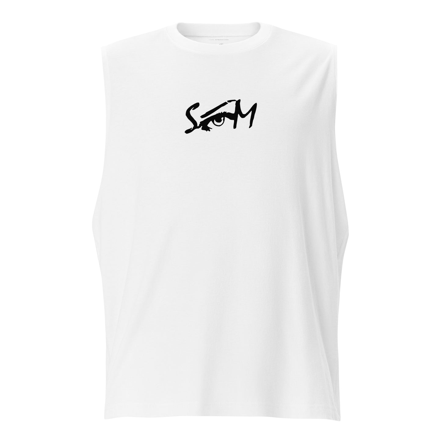 State of Mind Muscle Logo Print DTG- white Shirt
