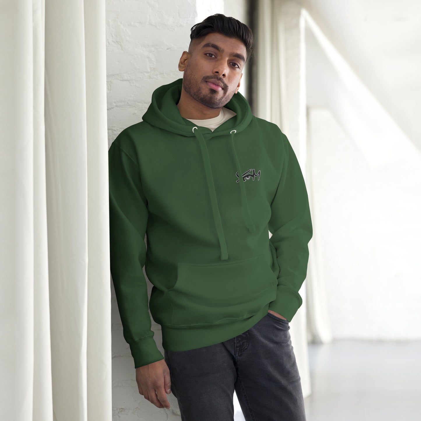 STATEOFMIND LA- (Eye Logo- Embroidered)- Unisex Hoodie