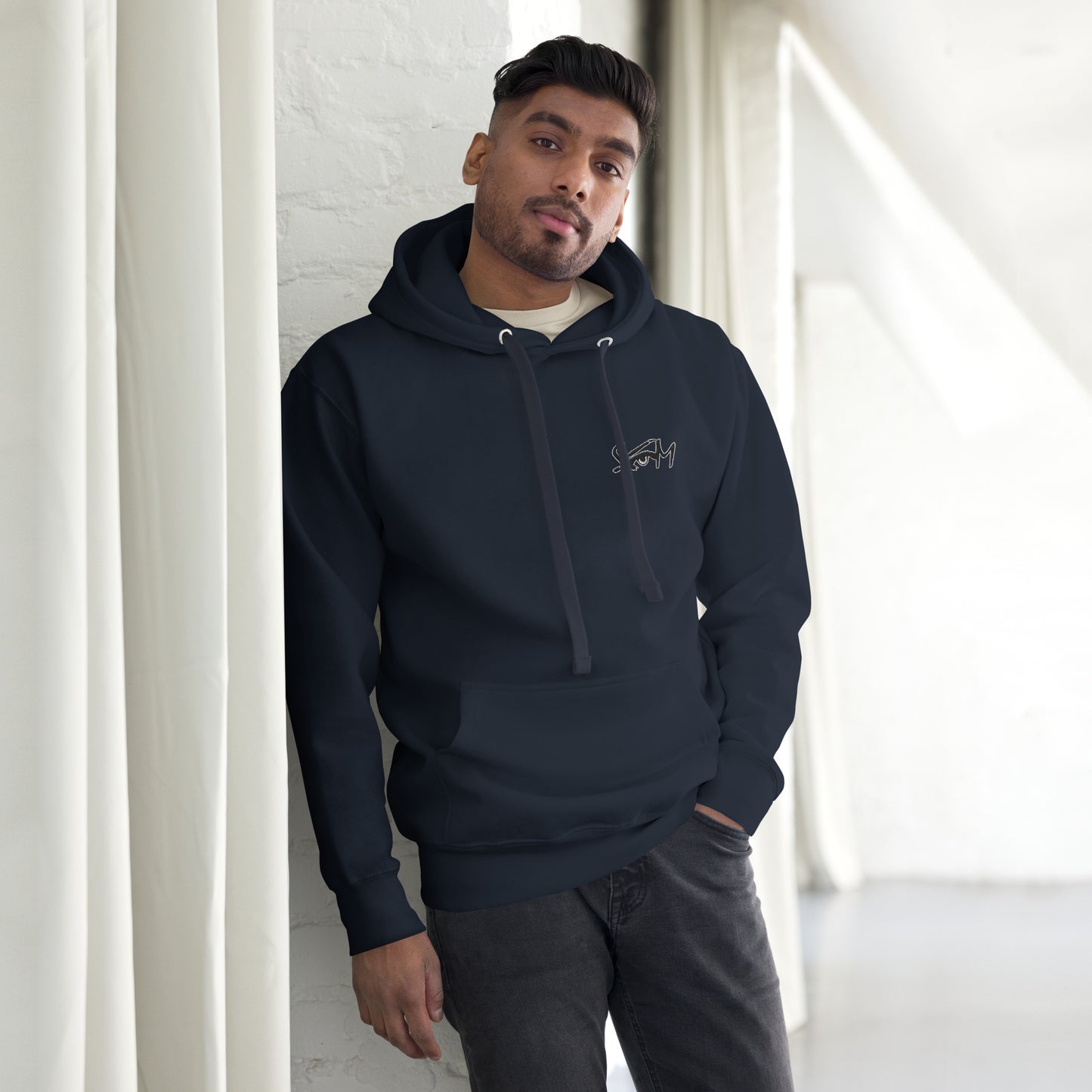STATEOFMIND LA- (Eye Logo- Embroidered)- Unisex Hoodie