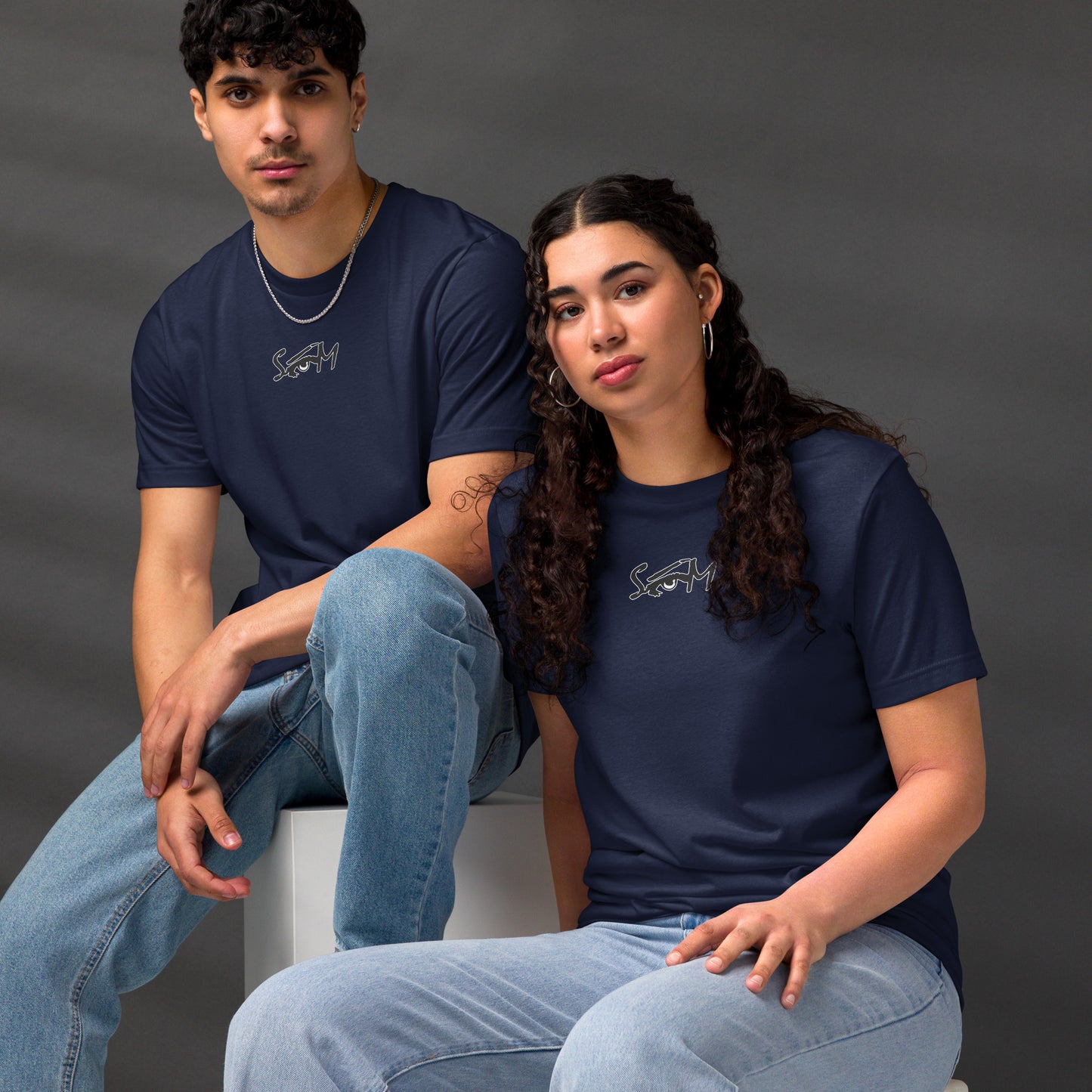 STATEOFMIND LA EYE LOGO- Print DTG- Unisex staple t-shirt