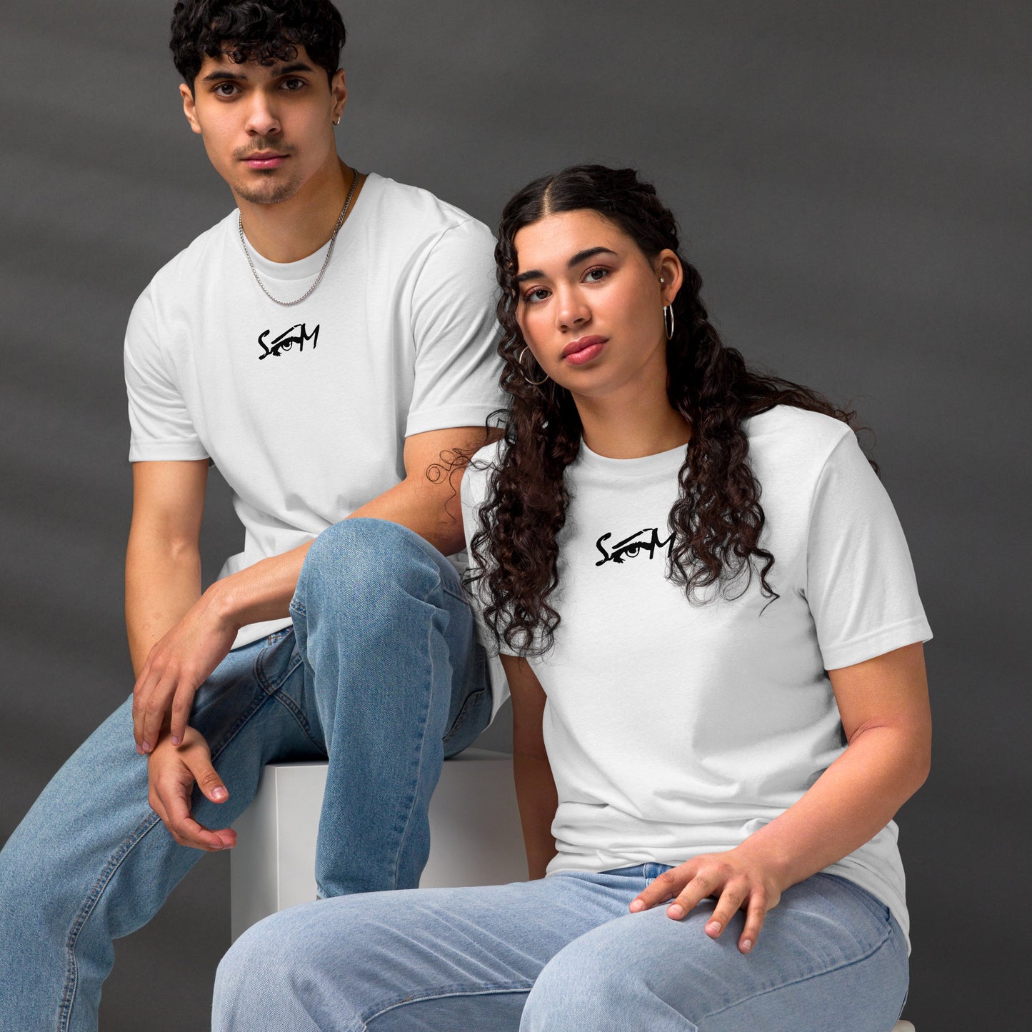 STATEOFMIND LA EYE LOGO- Print DTG- Unisex staple t-shirt