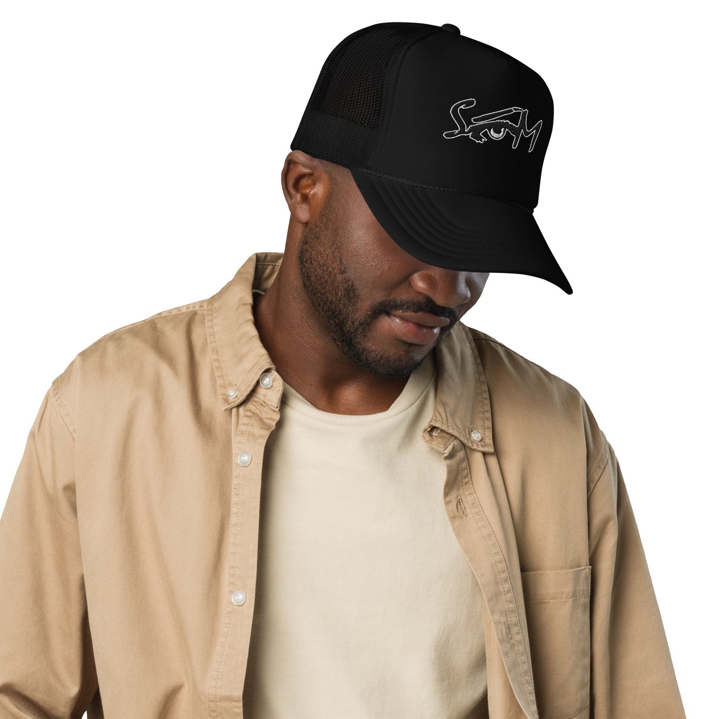 (Embroidered) STATEOFMIND LA Eye Logo- Foam trucker hat