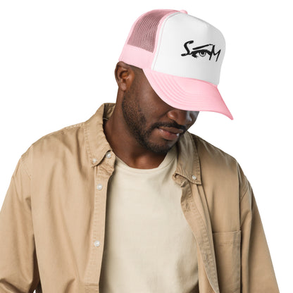 (Embroidered) STATEOFMIND LA Eye Logo- Foam trucker hat