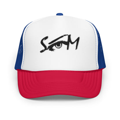 (Embroidered) STATEOFMIND LA Eye Logo- Foam trucker hat