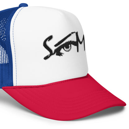 (Embroidered) STATEOFMIND LA Eye Logo- Foam trucker hat