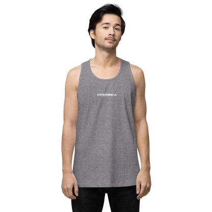 Name & Logo DTG Print- Men’s premium tank top