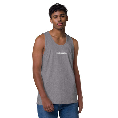 Name & Logo DTG Print- Men’s premium tank top