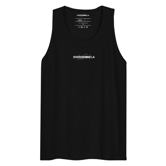 Name & Logo DTG Print- Men’s premium tank top