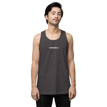 Name & Logo DTG Print- Men’s premium tank top