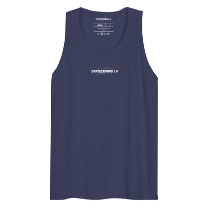 Name & Logo DTG Print- Men’s premium tank top