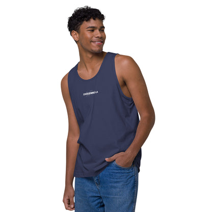 Name & Logo DTG Print- Men’s premium tank top