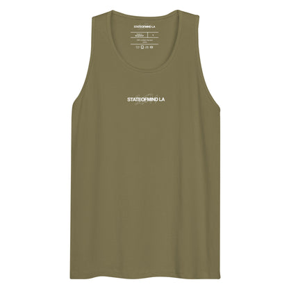 Name & Logo DTG Print- Men’s premium tank top