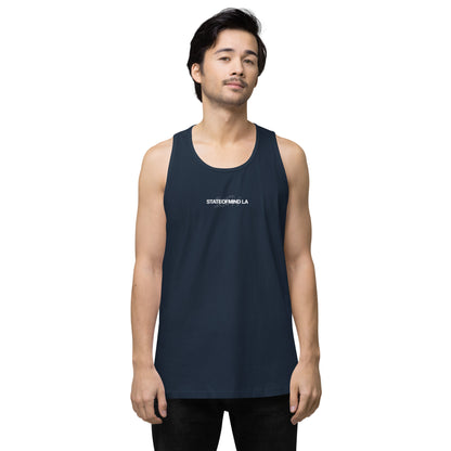 Name & Logo DTG Print- Men’s premium tank top
