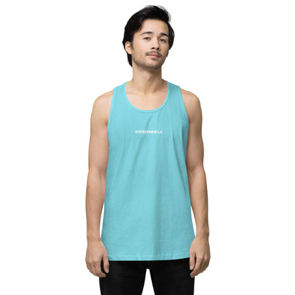 Name & Logo DTG Print- Men’s premium tank top