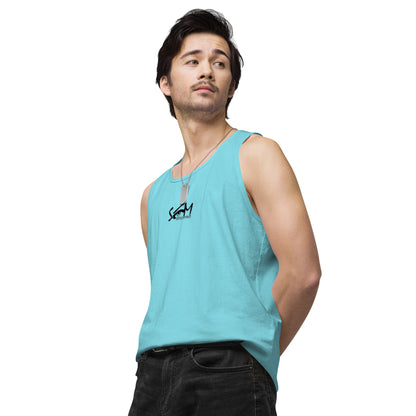 Logo DTG Print- men's premium tank top