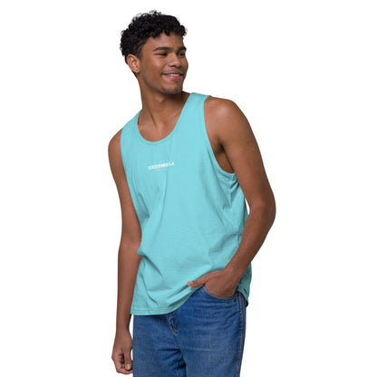 Name & Logo DTG Print- Men’s premium tank top