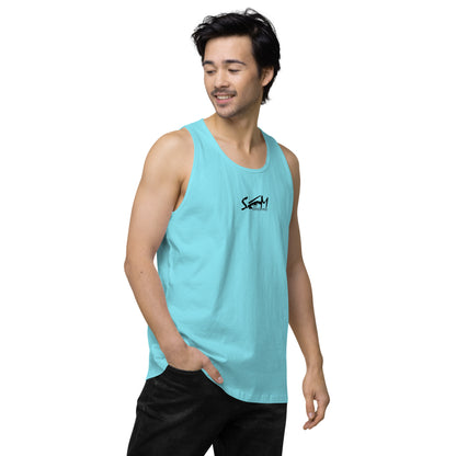 Logo DTG Print- men's premium tank top