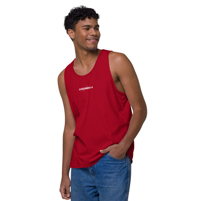 Name & Logo DTG Print- Men’s premium tank top