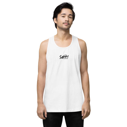 Logo DTG Print- men's premium tank top