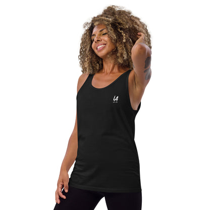 LA Logo Print- Unisex Tank Top