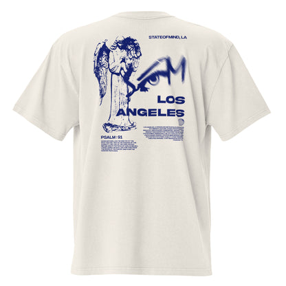 "City of Angels" DTG Print Oversized faded t-shirt