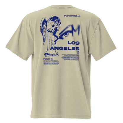 "City of Angels" DTG Print Oversized faded t-shirt