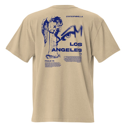 "City of Angels" DTG Print Oversized faded t-shirt