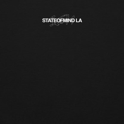 STATEOFMIND LA (white font) DTG Print- crew neck Unisex