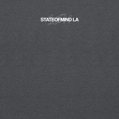 STATEOFMIND LA (white font) DTG Print- crew neck Unisex