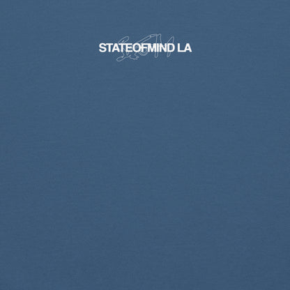 STATEOFMIND LA (white font) DTG Print- crew neck Unisex