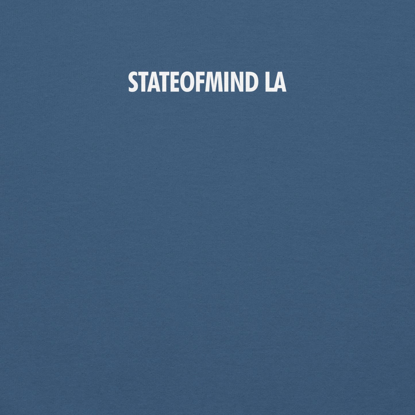 STATEOFMIND LA (white font) DTG Print- crew neck Unisex