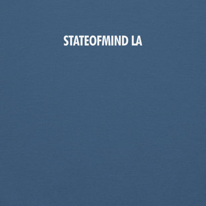 STATEOFMIND LA (white font) DTG Print- crew neck Unisex