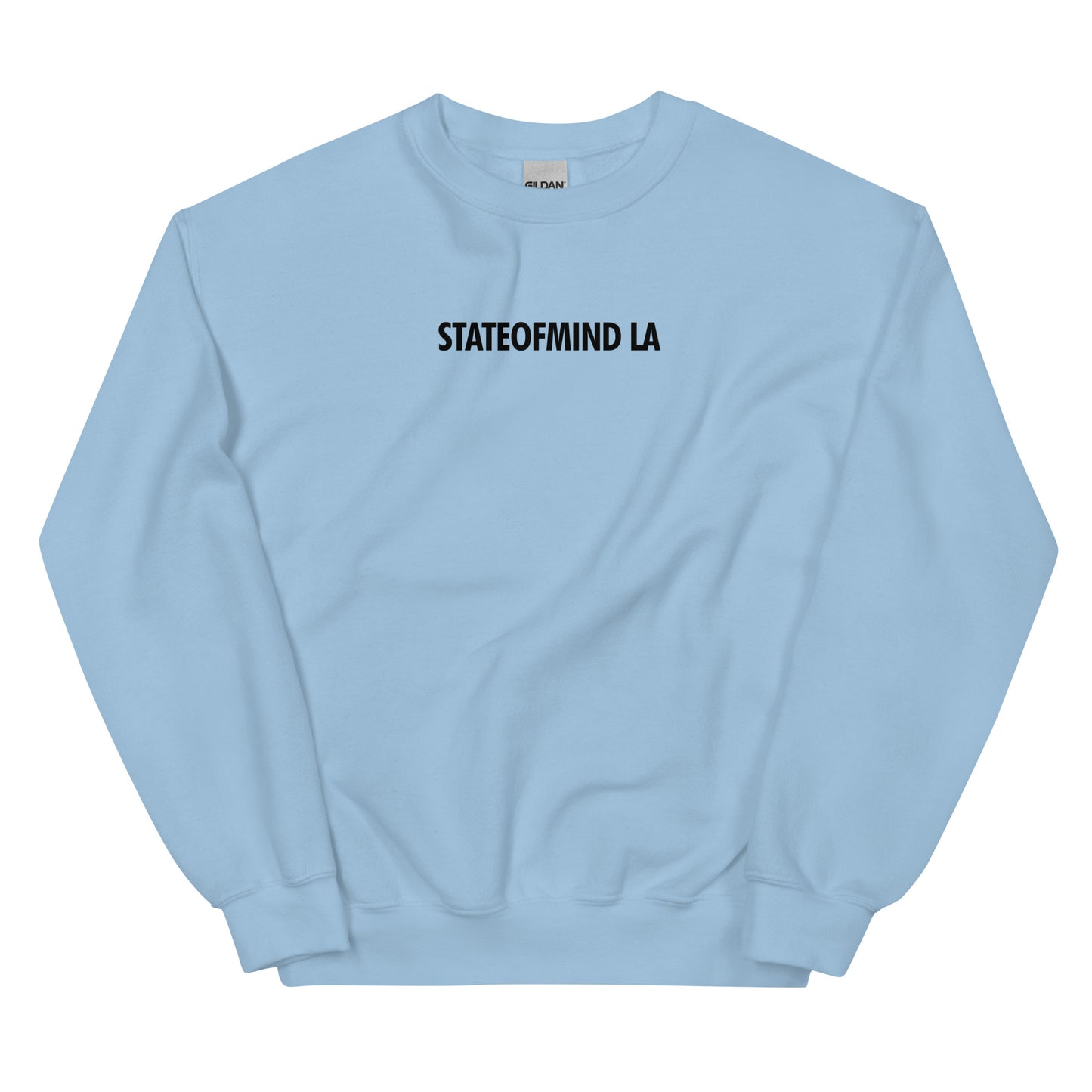 STATEOFMIND LA (black font) DTG Print- crew neck unisex