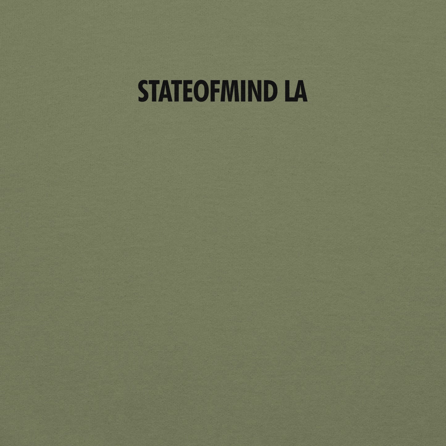 STATEOFMIND LA (black font) DTG Print- crew neck unisex