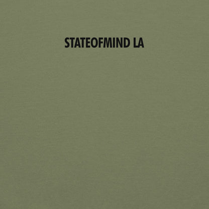 STATEOFMIND LA (black font) DTG Print- crew neck unisex