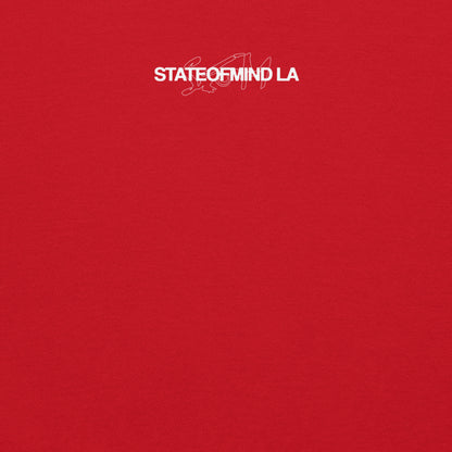 STATEOFMIND LA (white font) DTG Print- crew neck Unisex