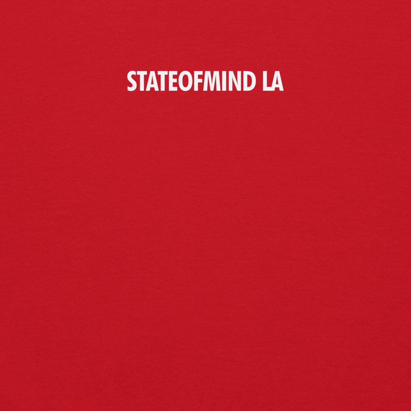 STATEOFMIND LA (white font) DTG Print- crew neck Unisex