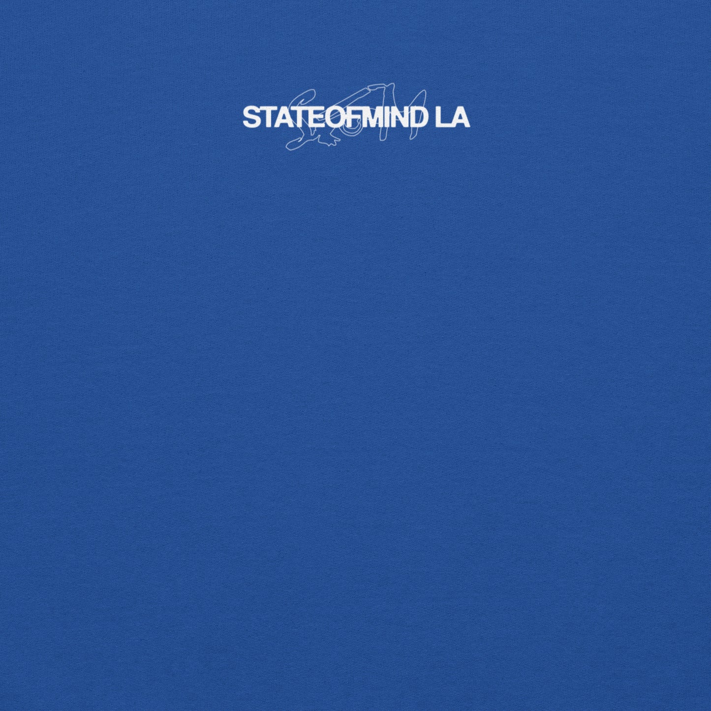 STATEOFMIND LA (white font) DTG Print- crew neck Unisex