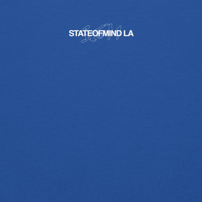 STATEOFMIND LA (white font) DTG Print- crew neck Unisex