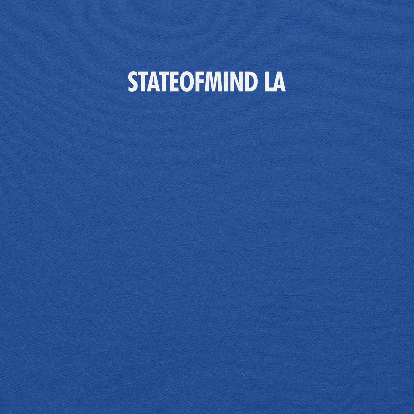 STATEOFMIND LA (white font) DTG Print- crew neck Unisex