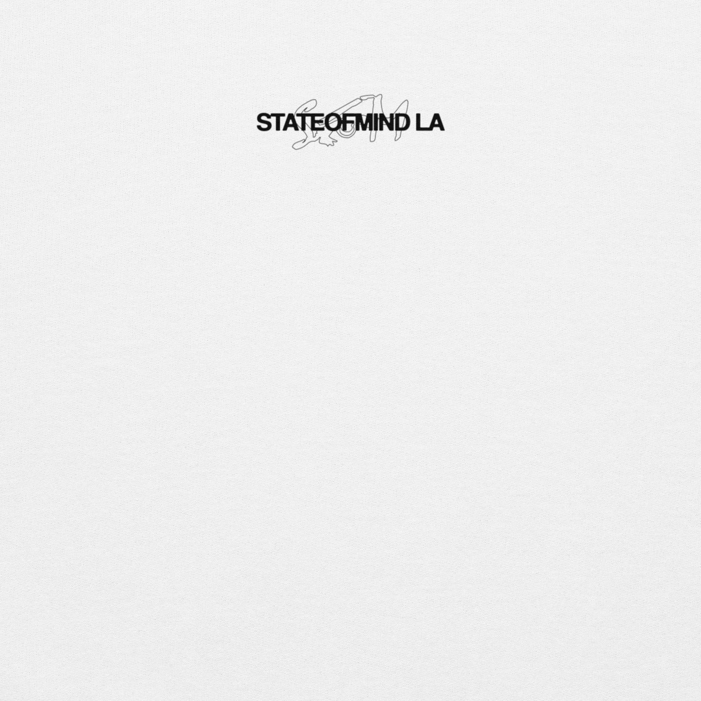 STATEOFMIND LA (black font) DTG Print- crew neck unisex