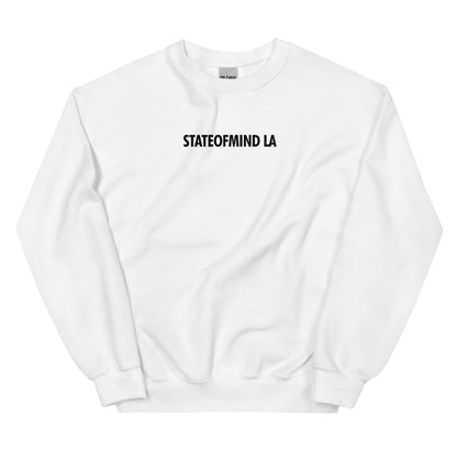 STATEOFMIND LA (black font) DTG Print- crew neck unisex