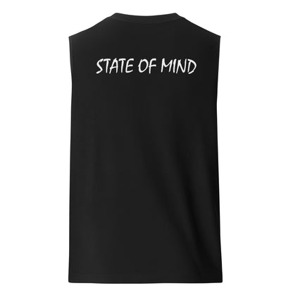 State of Mind Muscle Shirt- Logo Printed DTG