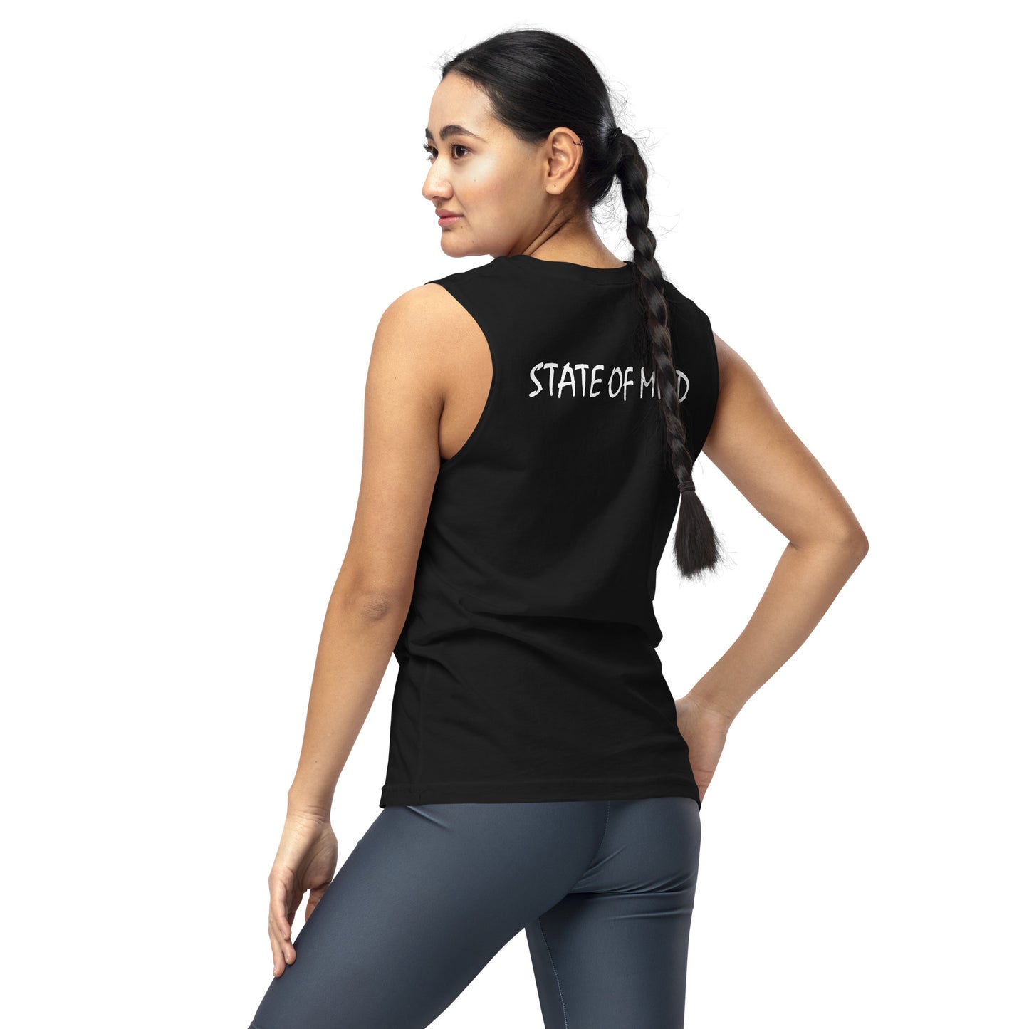 State of Mind Muscle Shirt- Logo Printed DTG